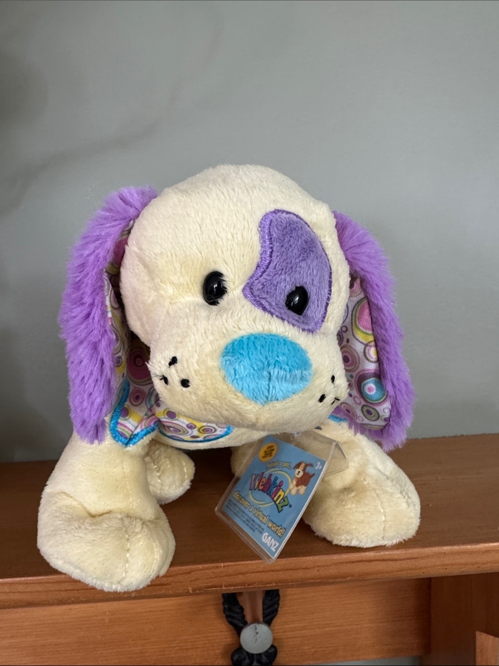 Official Webkinz Jelly Bean Puppy Plush - Untested Code - Soft Stuffed Animal